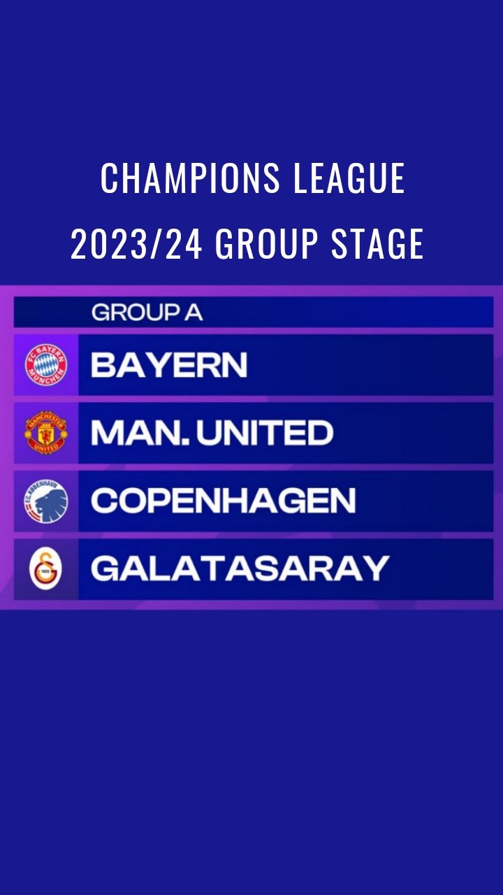Champions League 2023/24 Group Stage 